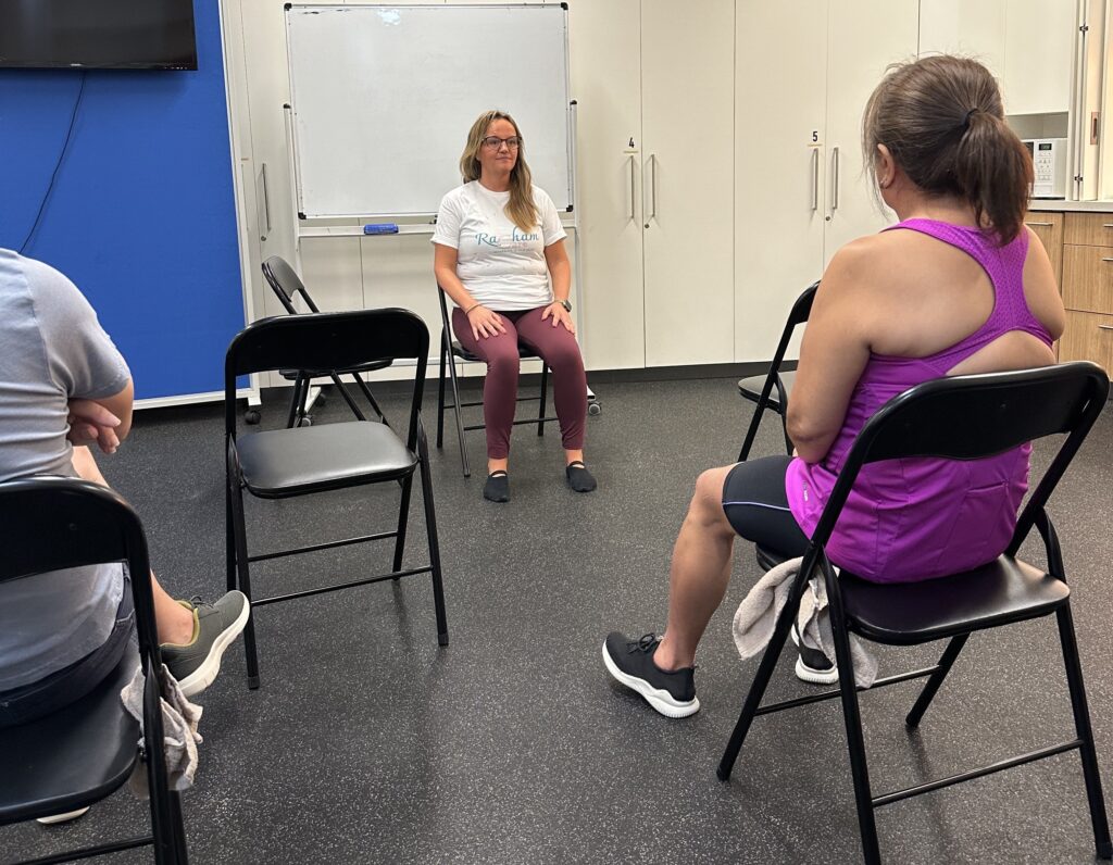 Community wellness activity sponsored by Racham Care